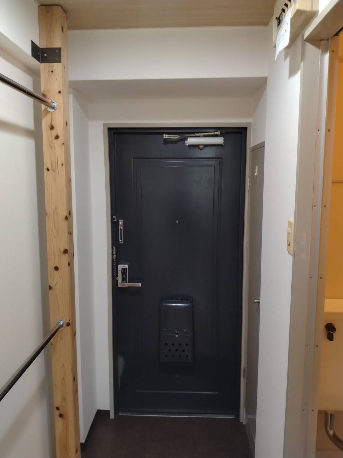 京都市山科区椥辻1ルームマンションの美装工事