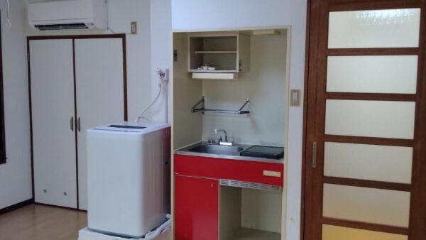 京都市上京区1ルームマンションの美装工事