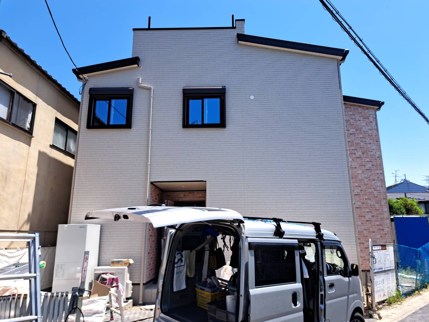 京都市西京区桂新築美装工事を実施