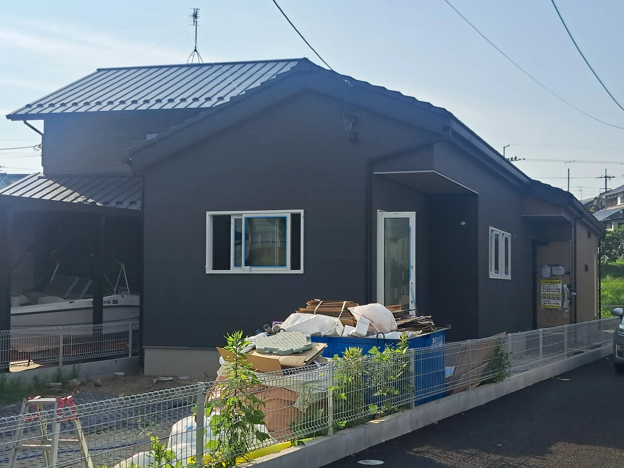 滋賀県草津市橋岡町で新築美装工事を実施