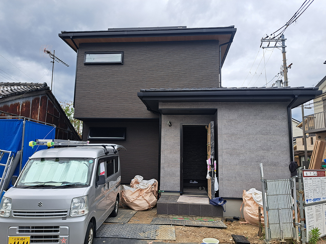京都市右京区太秦で新築美装を実施